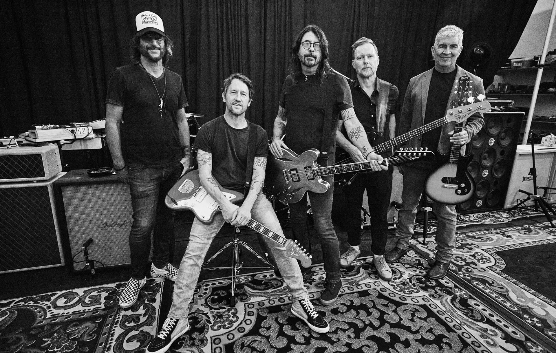 Foo Fighters ve Studiu 606, duben 2023 (Danny Clinch)