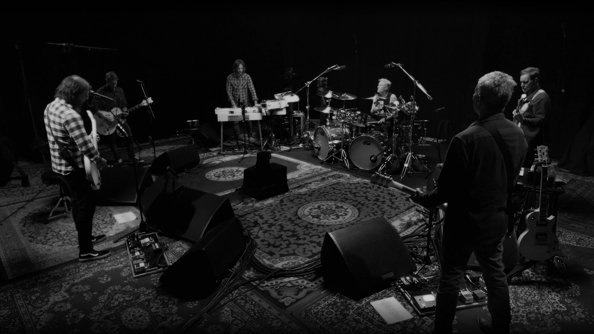 Foo Fighters s Joshem Freesem ve Studiu 606