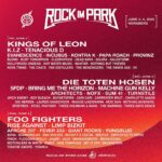 Plakát k vystoupení Foo's na Rock im Park (4. 6. 2023)