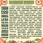 Plakát k vystoupení Foo's na Outside Lands Festivalu (12. 8. 2023)