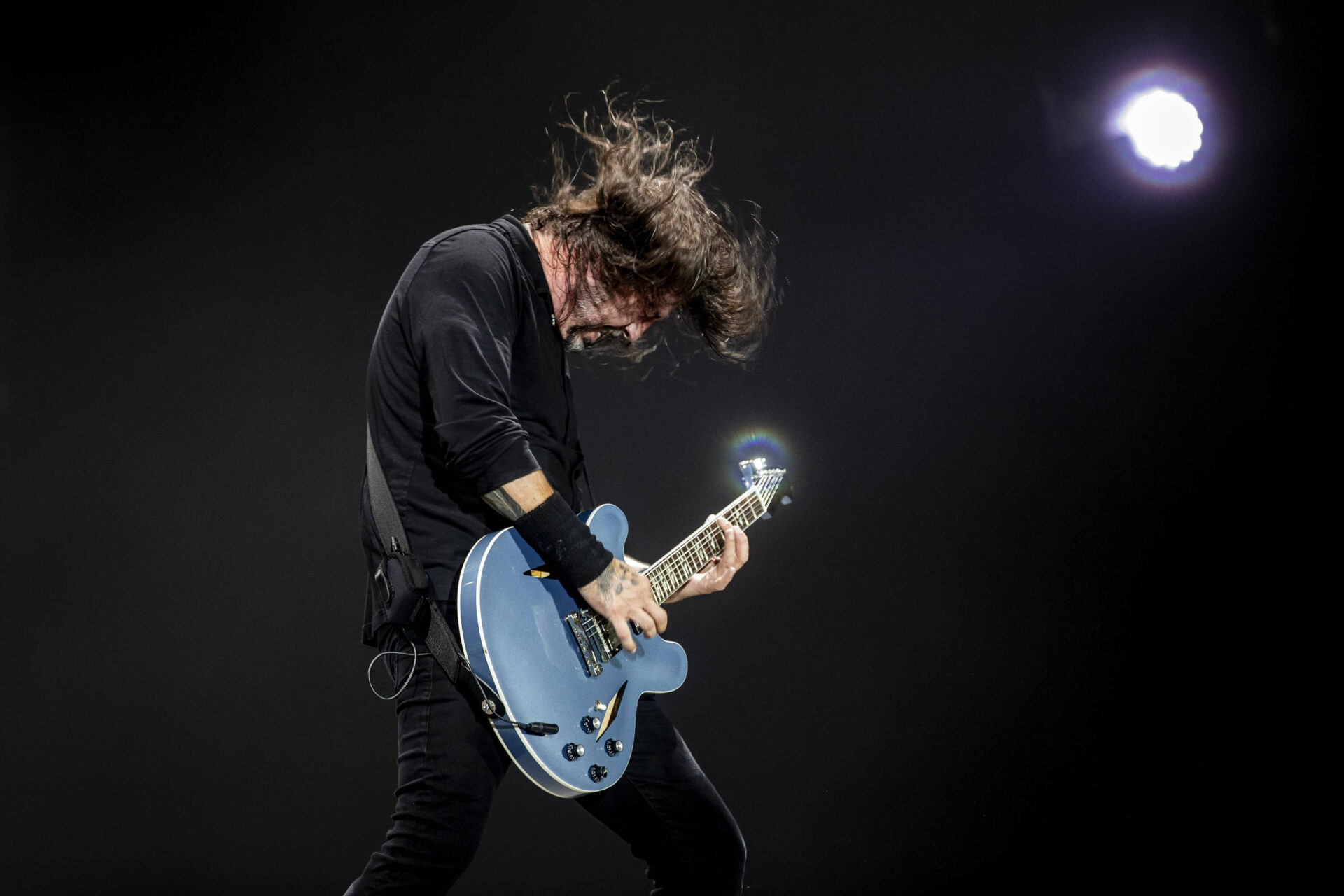 Foo Fighters na festivalu The Town v São Paulu (Adriano Vizoni/Folhapress)
