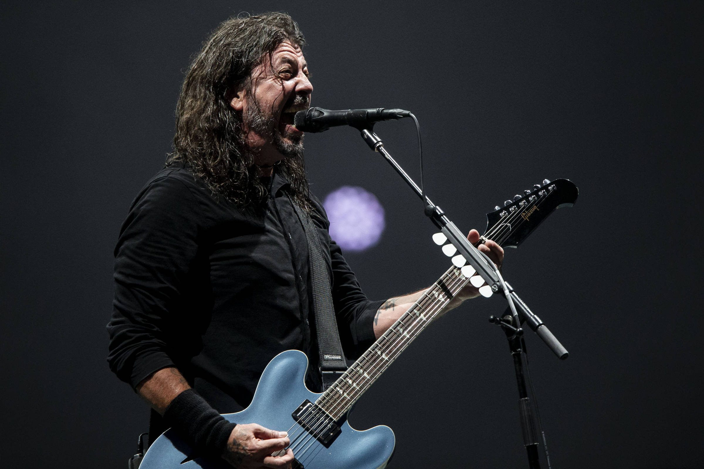 Foo Fighters na festivalu The Town v São Paulu (Adriano Vizoni/Folhapress)