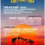 Plakát k vystoupení Foo's na Ohana festivalu (1. 10. 2023)