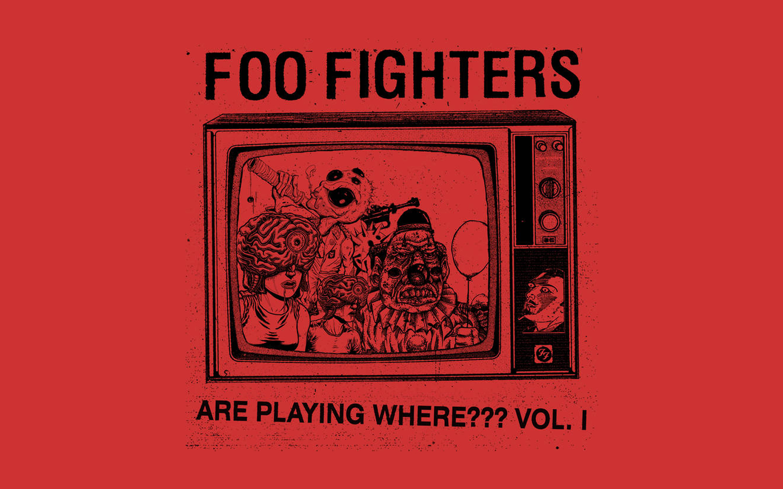 Přebal živáku 'Are Playing Where??? Vol. I' od Foo Fighters