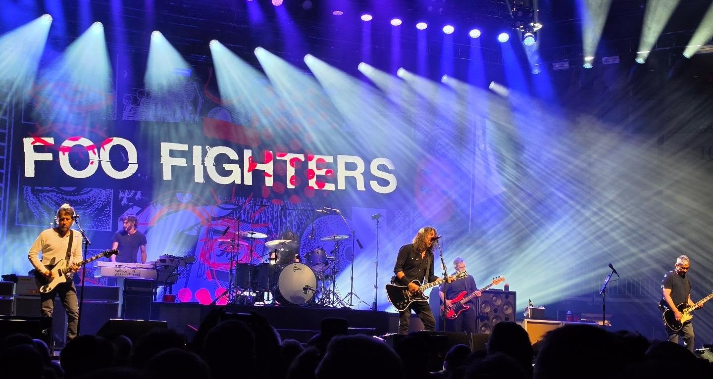 Z vystoupení Foo Fighters v Bridgeportu (Chad Anderson/Instagram)